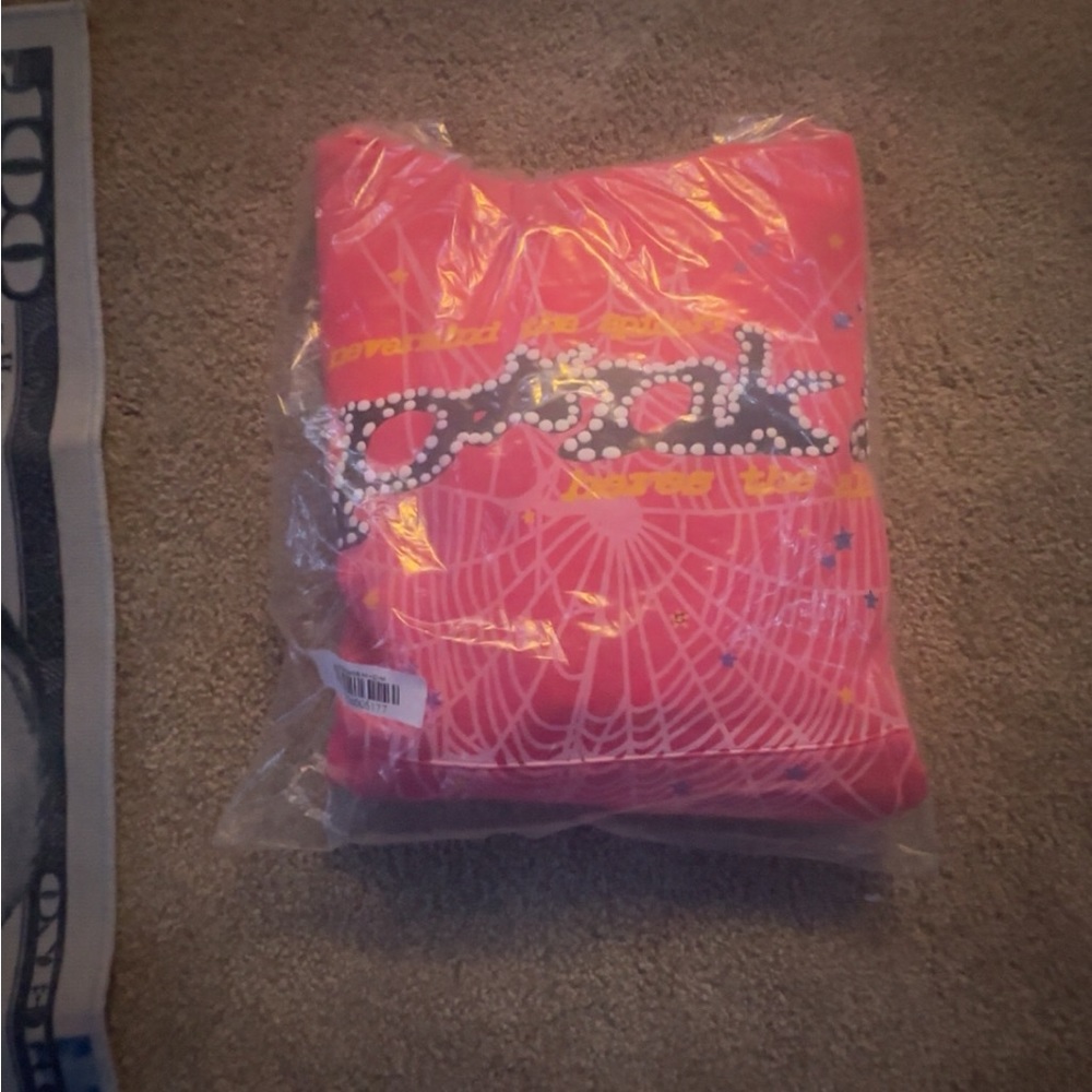 Medium Pink spider Hoodie